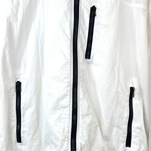 TOMMY HILFIGER Boathouse Hooded Bomber Jacket in White Men's Large - Picture 5 of 11